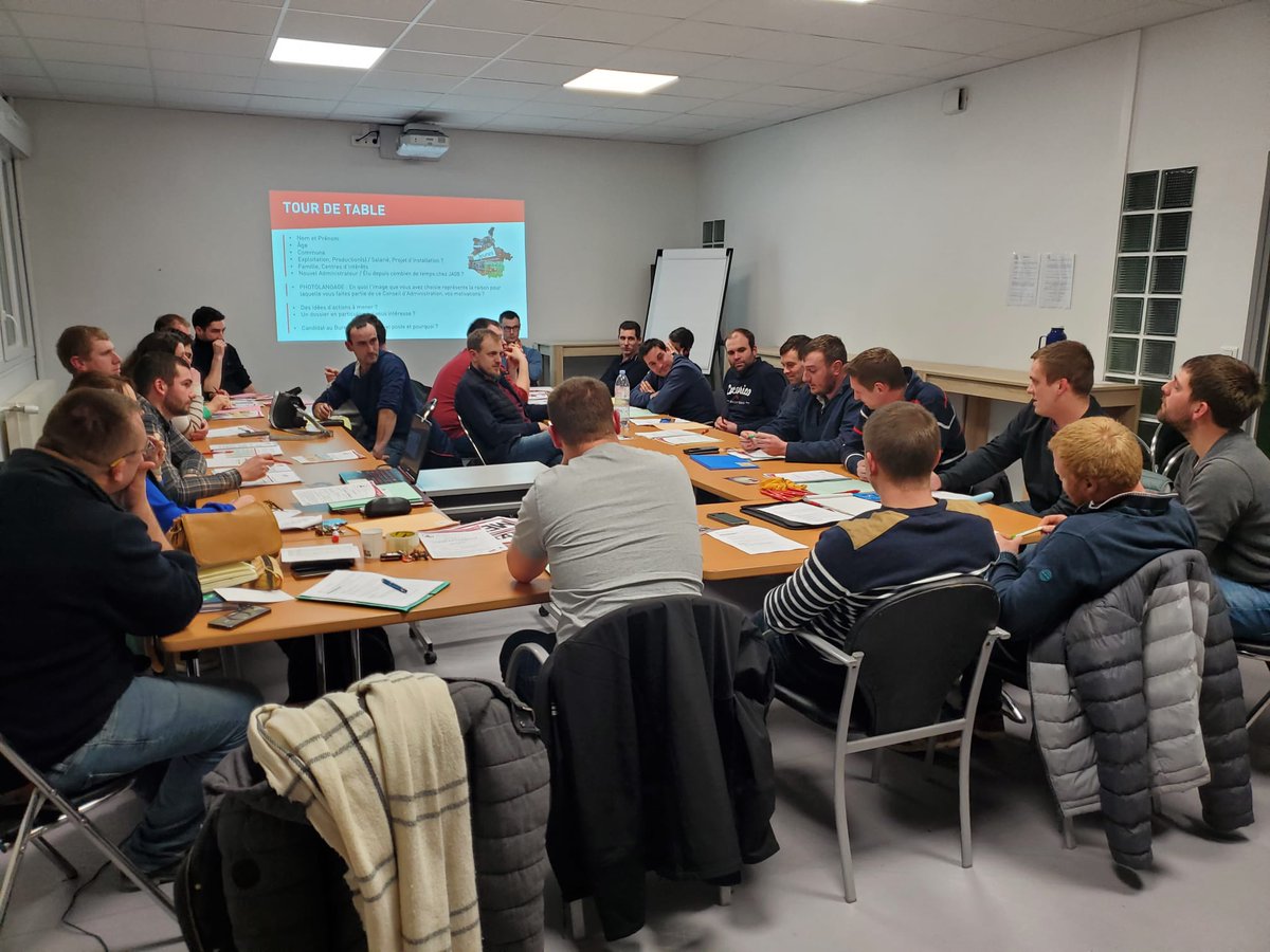 Jeunes Agriculteurs Ardennes (@jeunesagri08) on Twitter photo 🗳BUREAU #JA08 élu hier
🎙Président : Valentin TAILLIART
VP : <a href="/Romain_S_08/">Romain SOUDANT</a>, Thomas LENOBLE, <a href="/ChatryRenaud/">Renaud CHATRY</a>
📝SG : Thibault NIVOIS / Adj : Hugo WERY
💰Trésorier : Gautier HABERT / Adj : Stéphanie LEBÈGUE
& 👨🌾 M.CHOISIT, T.DEGLAIRE, C.GÉRARDIN, R.HABERT, M.MEENS, E.MORLET, J.SELLIER 🗳BUREAU #JA08 élu hier
🎙Président : Valentin TAILLIART
VP : <a href="/Romain_S_08/">Romain SOUDANT</a>, Thomas LENOBLE, <a href="/ChatryRenaud/">Renaud CHATRY</a>
📝SG : Thibault NIVOIS / Adj : Hugo WERY
💰Trésorier : Gautier HABERT / Adj : Stéphanie LEBÈGUE
& 👨🌾 M.CHOISIT, T.DEGLAIRE, C.GÉRARDIN, R.HABERT, M.MEENS, E.MORLET, J.SELLIER
