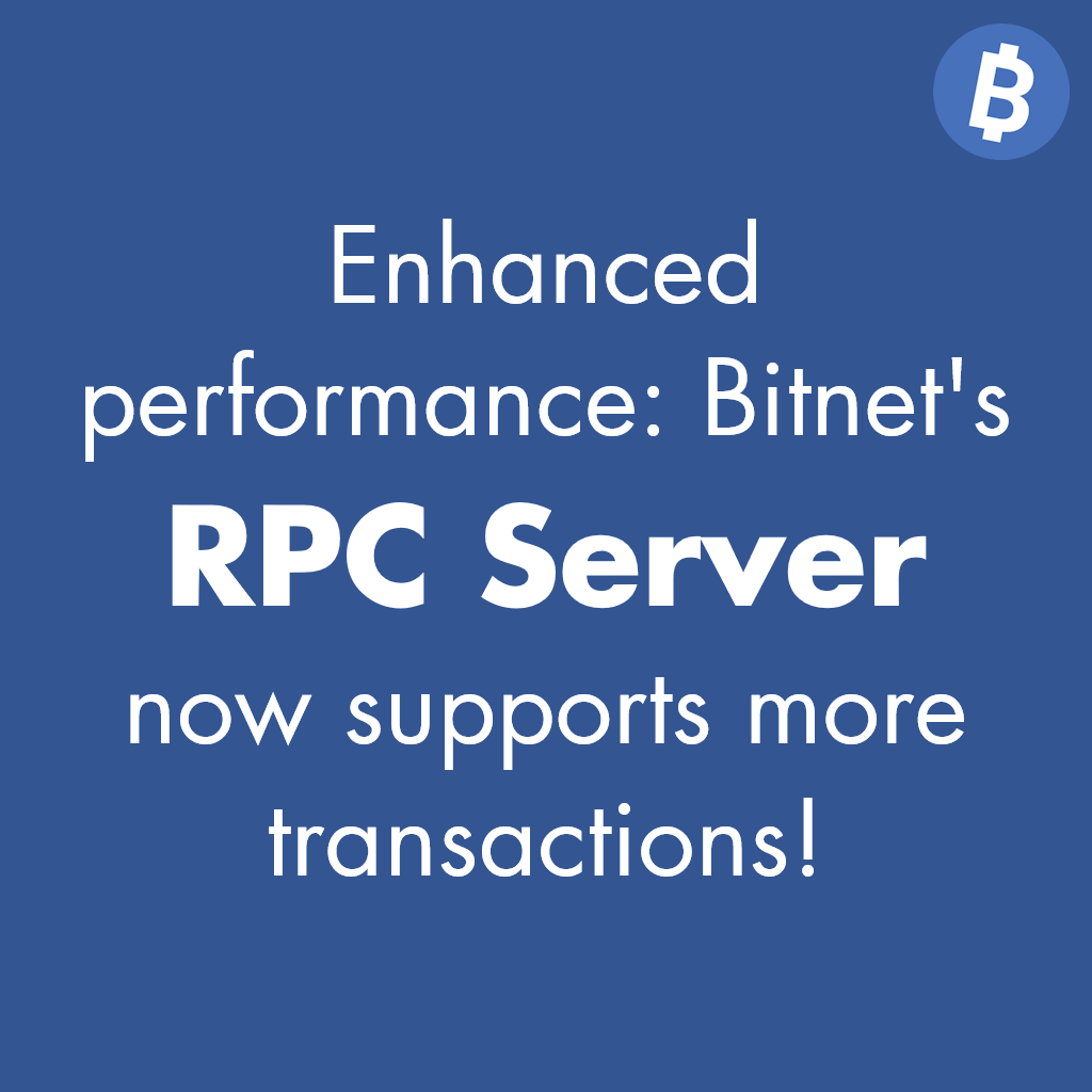 BitnetMoney's tweet image. Bitnet&apos;s RPC #ServerUpgrade elevates #Performance, now with full sync supporting high-volume transactions and detailed queries on the #Blockchain. Capacity increased to handle 10x more requests, ensuring complete #DataIntegrity and #Redundancy for #Reliability. Thanks to…