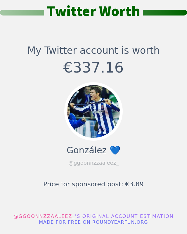 pericohlm_'s tweet photo. Mi valor en Twitter es de: €337.16

➡️ https://t.co/fQ1bsCyxq7 https://t.co/wL6TPu6kB6