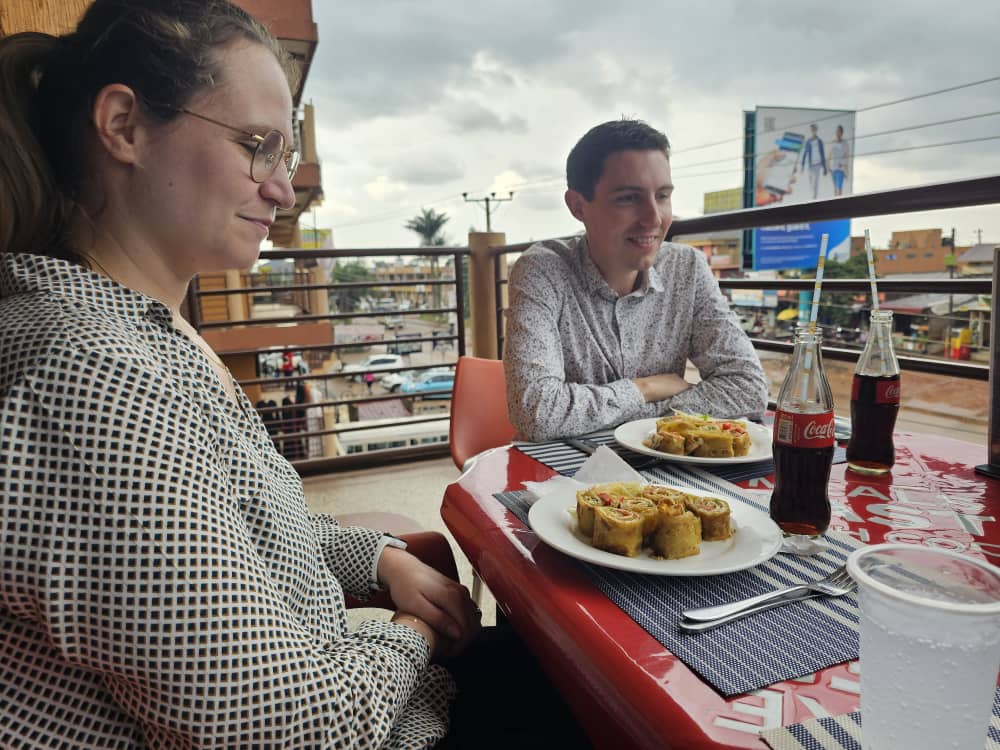 Treating our French partners to a Ugandan Rolex was a delightful cultural exchange!🇺🇬🍳 
Sharing the taste of our beloved fried chapati and eggs dish was a true pleasure.
Here's to fostering international connections,one delicious bite at a time!
#CulturalExchange #UgandanCuisine