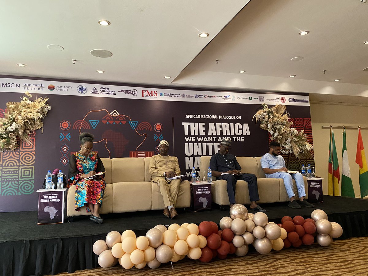 GGINetwork's tweet photo. Starting day 2 of the Africa we Want &amp; UN We Need dialogue with a Spotlight🔦 Intergenerational Dialogue on #ECOWAS &amp; #Peacebuilding in West Africa 
Convened by @USIP ft. #IstifanusZabadi #AfolabiAdekaiyoja #JulieSanda #JosephOchogwu https://t.co/DAb7sDrj3Y