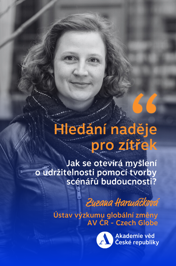 Akademie_ved_CR's tweet photo. #PODCAST_AVCR: 💡 Se Zuzanou Harmáčkovou o cestách k udržitelné budoucnosti

🎧 K poslechu ➡️ https://t.co/Sb9b7zxfyz

🌍 Zuzana Harmáčková vede oddělení sociálně-ekologické analýzy v @czechglobe_offi, kde se zaměřuje na tvorbu a analýzu scénářů budoucího vývoje a cest k udržitelnosti. Její ambicí je, aby se scénářové uvažování více zapojilo do fungování státu a aby se výsledky analýz efektivně využívaly ve veřejné sféře. Jakou podobu mohou takové scénáře mít? Jak probíhá participativní výzkum? A jak ji práce metodou scénářů budoucnosti ovlivňuje v jejím osobním životě? Poslechněte si epizodu o zkušenostech mladé vědkyně z českého prostředí, Afriky i švédského Resilience centra.