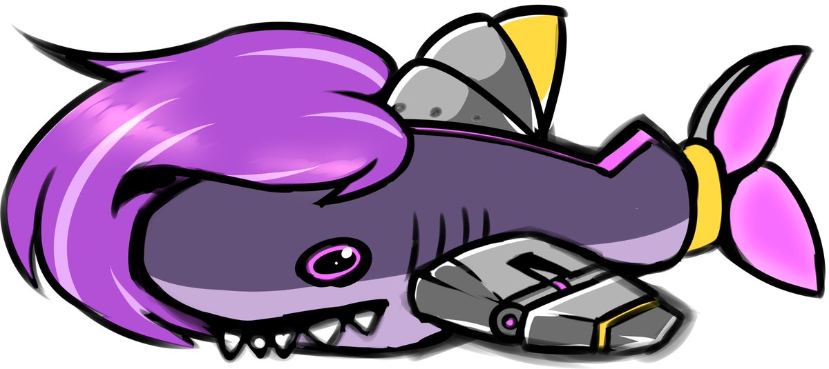 Fleet Wing 🔞 (@fleet_wing) on Twitter photo Needed $30 urgently so I can pay for my meds so I drew <a href="/RoombaOverlord/">Sprocket 🔞</a>'s shark as a Blahaj.
Best $30 commission I've ever done. Needed $30 urgently so I can pay for my meds so I drew <a href="/RoombaOverlord/">Sprocket 🔞</a>'s shark as a Blahaj.
Best $30 commission I've ever done.