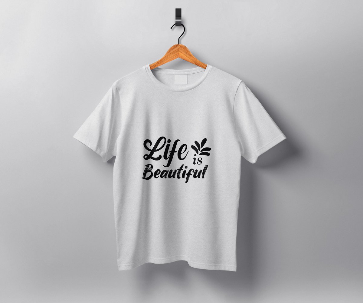 simple and minimal typography t shirt design.

If you need any kind of design please contact with me.