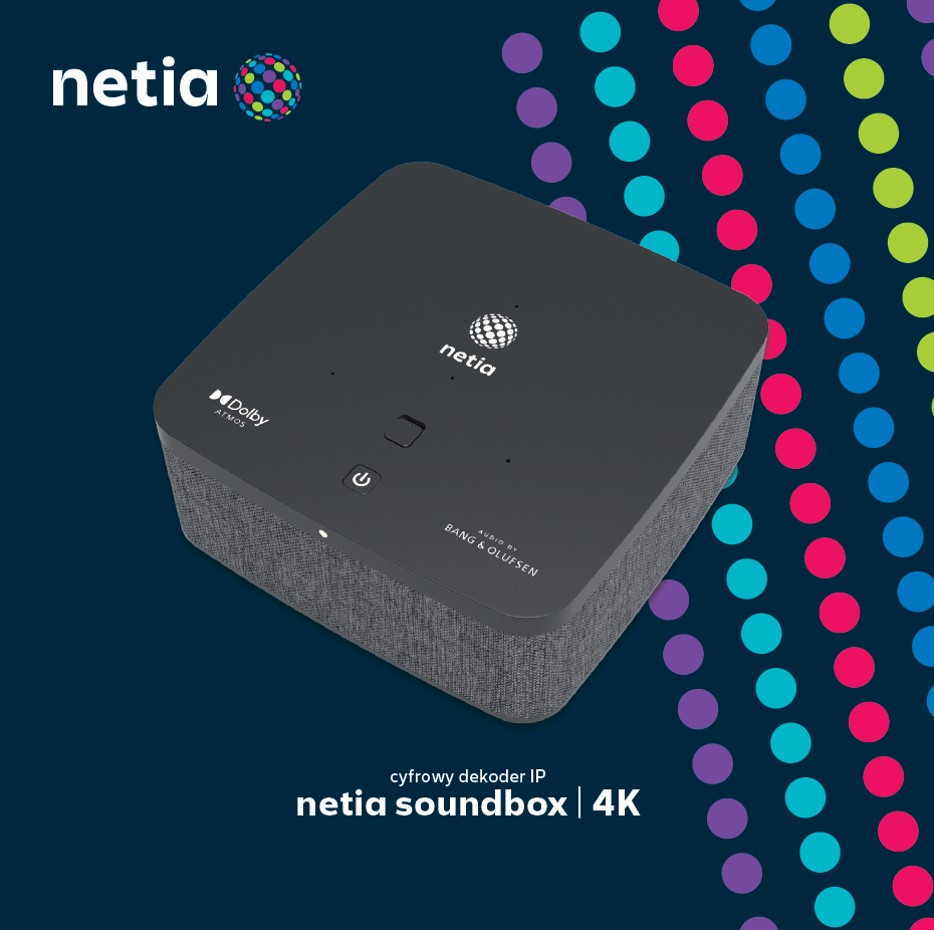 NETIA_SA's tweet photo. Na #YouTube pojawił się pierwszy, niezależny, niekomercyjny test naszego nowego dekodera z soundbarem, czyli #Netia Soundbox 4K https://t.co/SgMrzv0iev https://t.co/Zo5lsN7je6