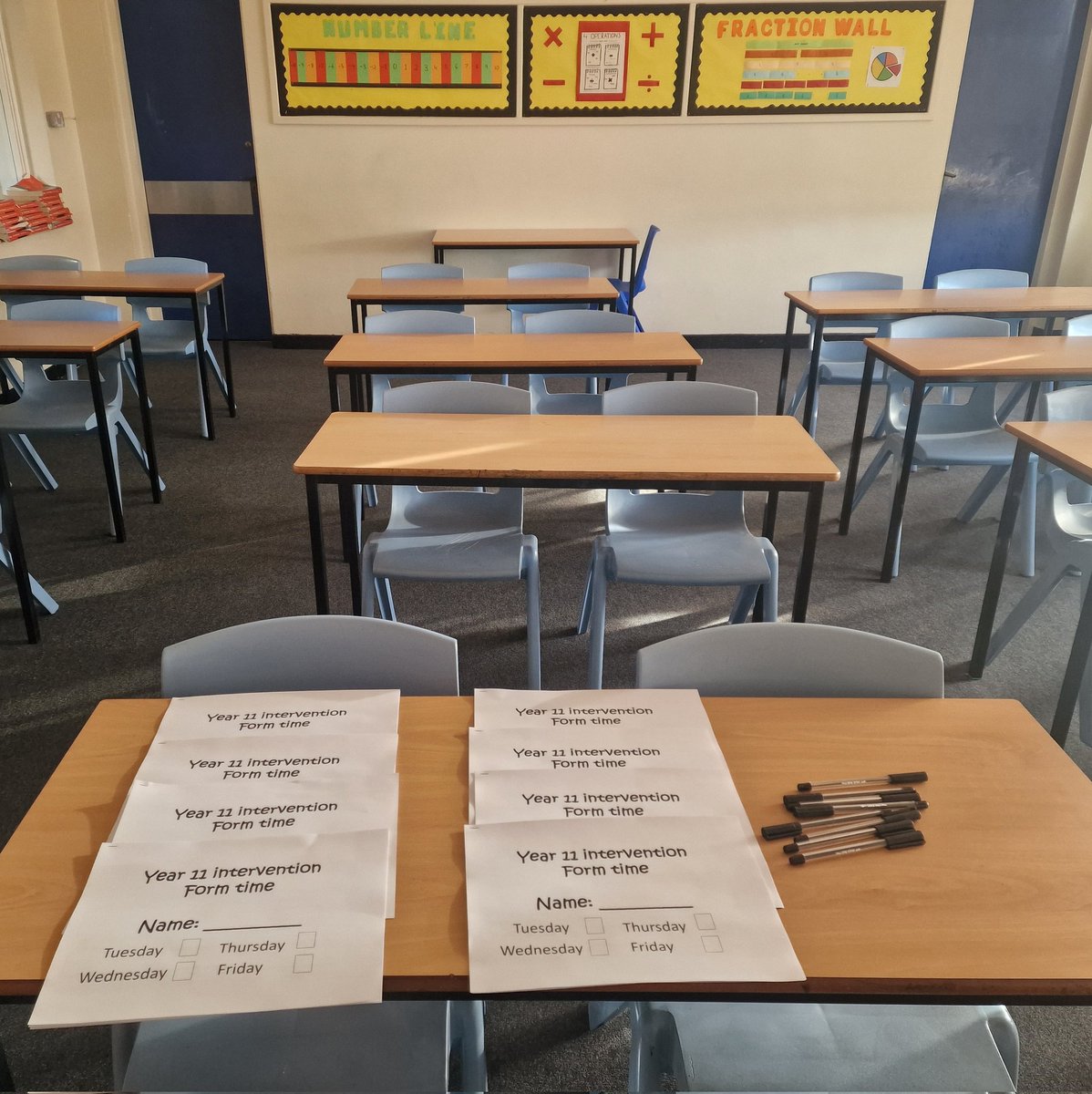 New intervention groups starting today. Let's do this year 11 💪