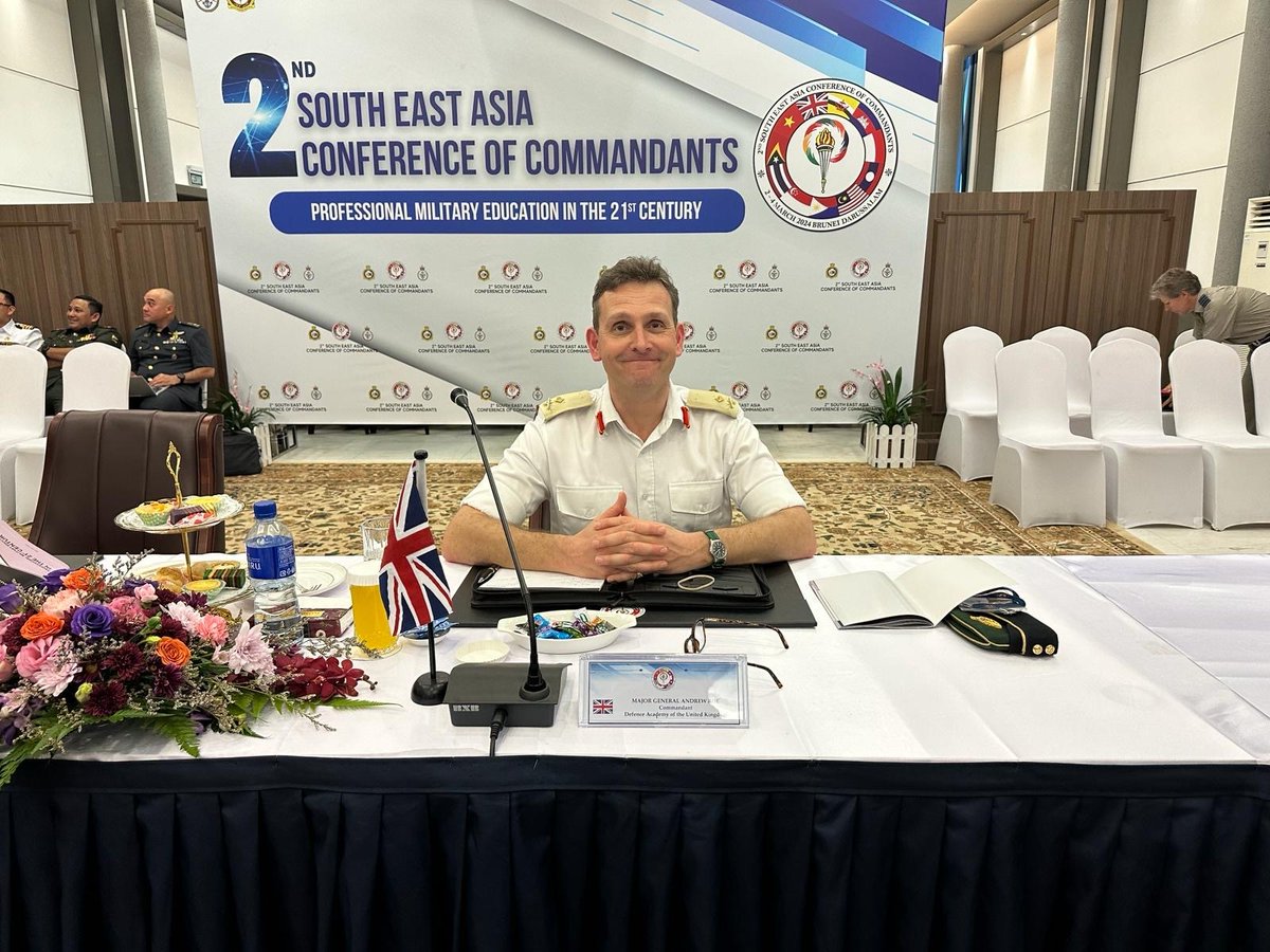 Major General Andrew Roe is thrilled to be attending the second South East Asia Conference of Commandants. He's looking forward to participating in important discussions on the development of joint professional military education.