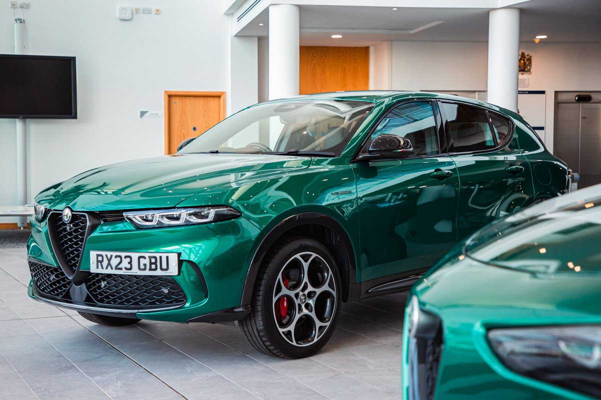 With our updated #Quadrifoglio models launching in the UK last week, I enjoyed visiting @AlfaRomeoUK to talk to both current and potential future retailers about our brand and product strategy. Some great discussions at the event!