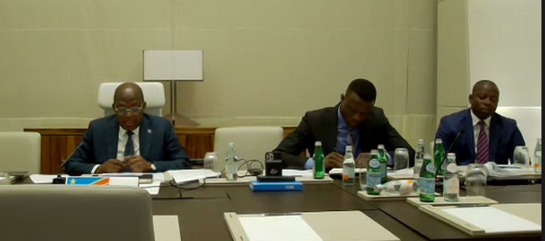 AUC_PAPS's tweet photo. 1/4. Discussing the Eastern #DRC Situation and Deployment of #SADC Mission (#SAMIDRC). Council reaffirms #AU's commitment to #DRC's sovereignty, unity &amp; territorial integrity; Expresses deep concern over #M23 resurgence in eastern #DRC; Strongly condemns #M23, #ADF, #FDLR .. https://t.co/bXR4HSaGUU