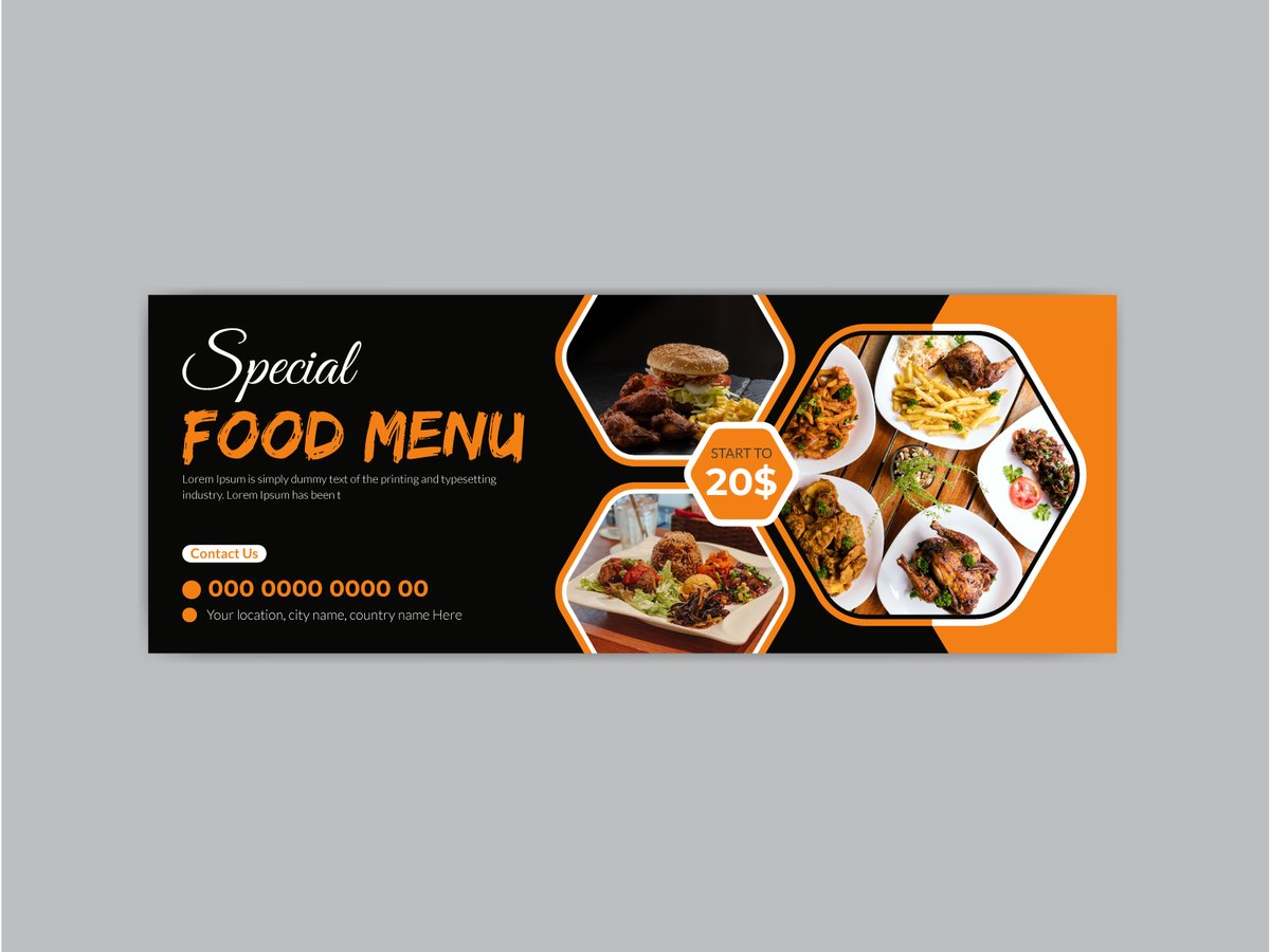 simple restaurant facebook cover design.

If you need any kind of design please contact with me.
please visit
behance.net/kraphdsgn