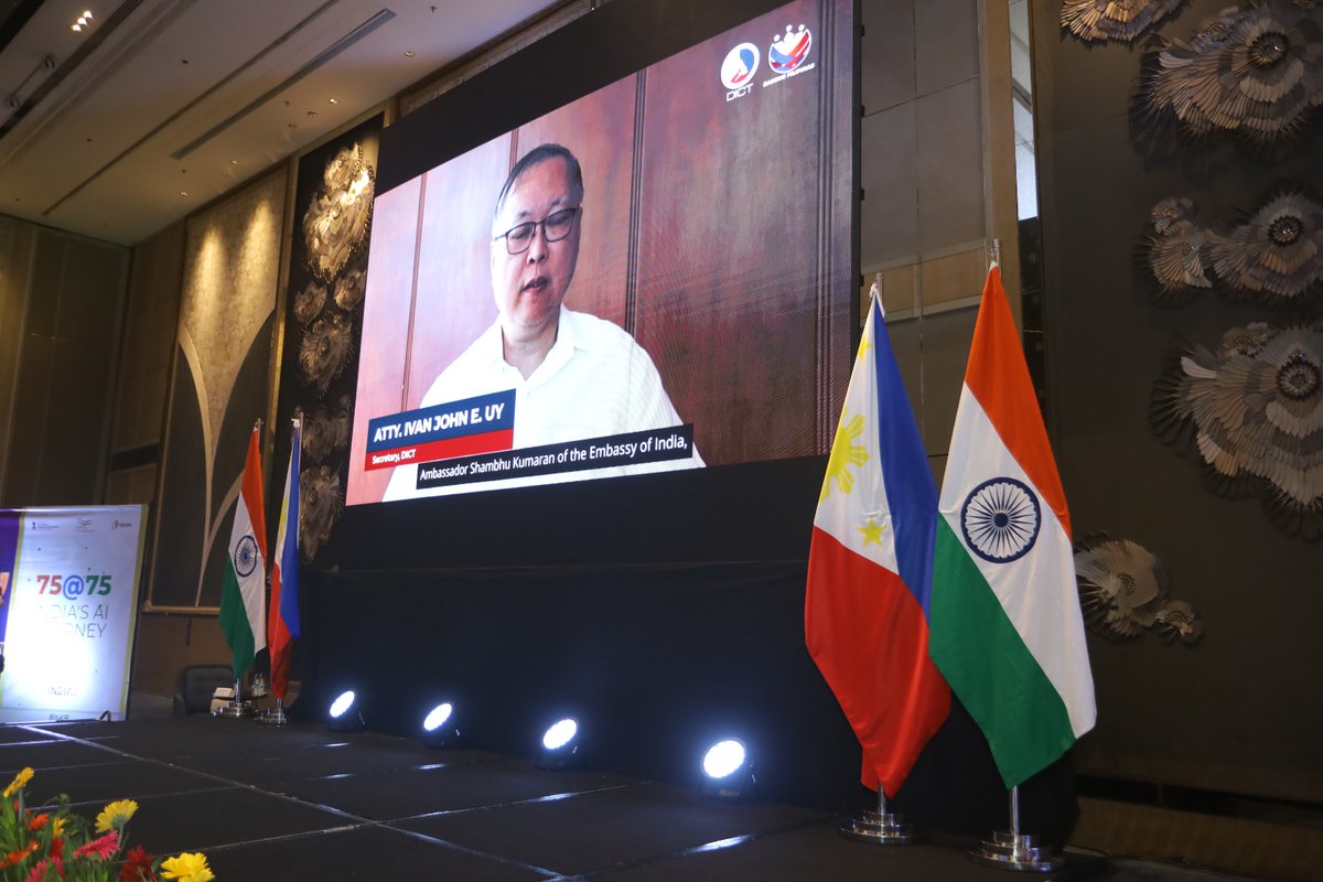 First India-Philippines Tech Summit opens in Manila. 

Inaugural Address by Amb. <a href="/shambhukumaran/">Shambhu S. Kumaran</a>, Secretary <a href="/DICTgovph/">Department of ICT PH</a> Ivan John Uy, <a href="/phil_chamber/">Philippine Chamber of Commerce and Industry</a> President Eunina Mangio and <a href="/GoI_MeitY/">Ministry of Electronics & IT</a> JS Sushil Pal.
