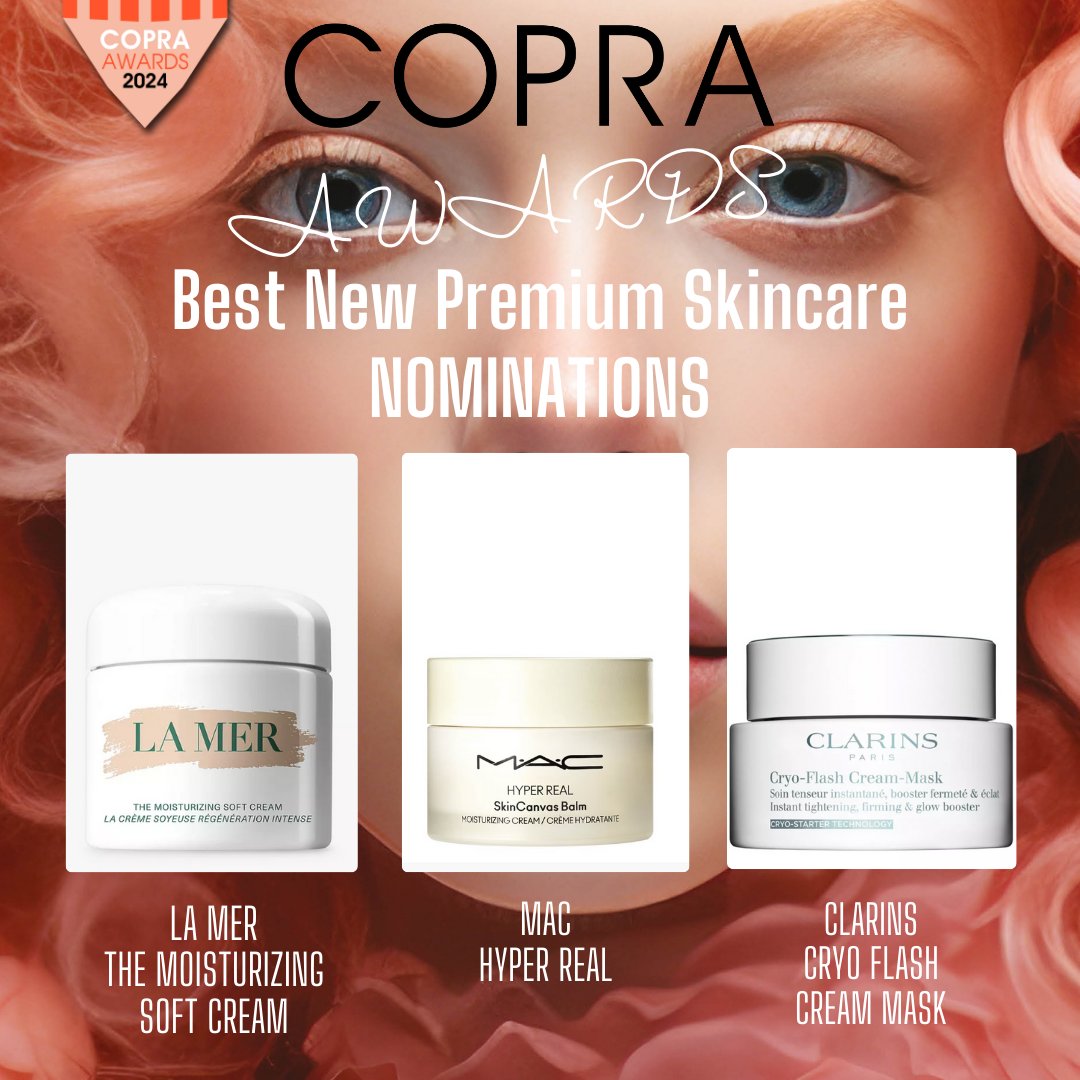 Copra (@copraorg) on Twitter photo Copra Awards 2024 Nomination Time!
Limited tickets left for our Copra Awards Lunch on the
Congratulations to all our #COPRAawards 2024 Finalists!
In the Category of Best New Premium Cosmetic...the nominations are :
@
LA MER
<a href="/MACcosmetics_/">MAC Cosmetics</a>
<a href="/clarins_uk/">clarins_uk</a> Copra Awards 2024 Nomination Time!
Limited tickets left for our Copra Awards Lunch on the
Congratulations to all our #COPRAawards 2024 Finalists!
In the Category of Best New Premium Cosmetic...the nominations are :
@
LA MER
<a href="/MACcosmetics_/">MAC Cosmetics</a>
<a href="/clarins_uk/">clarins_uk</a>