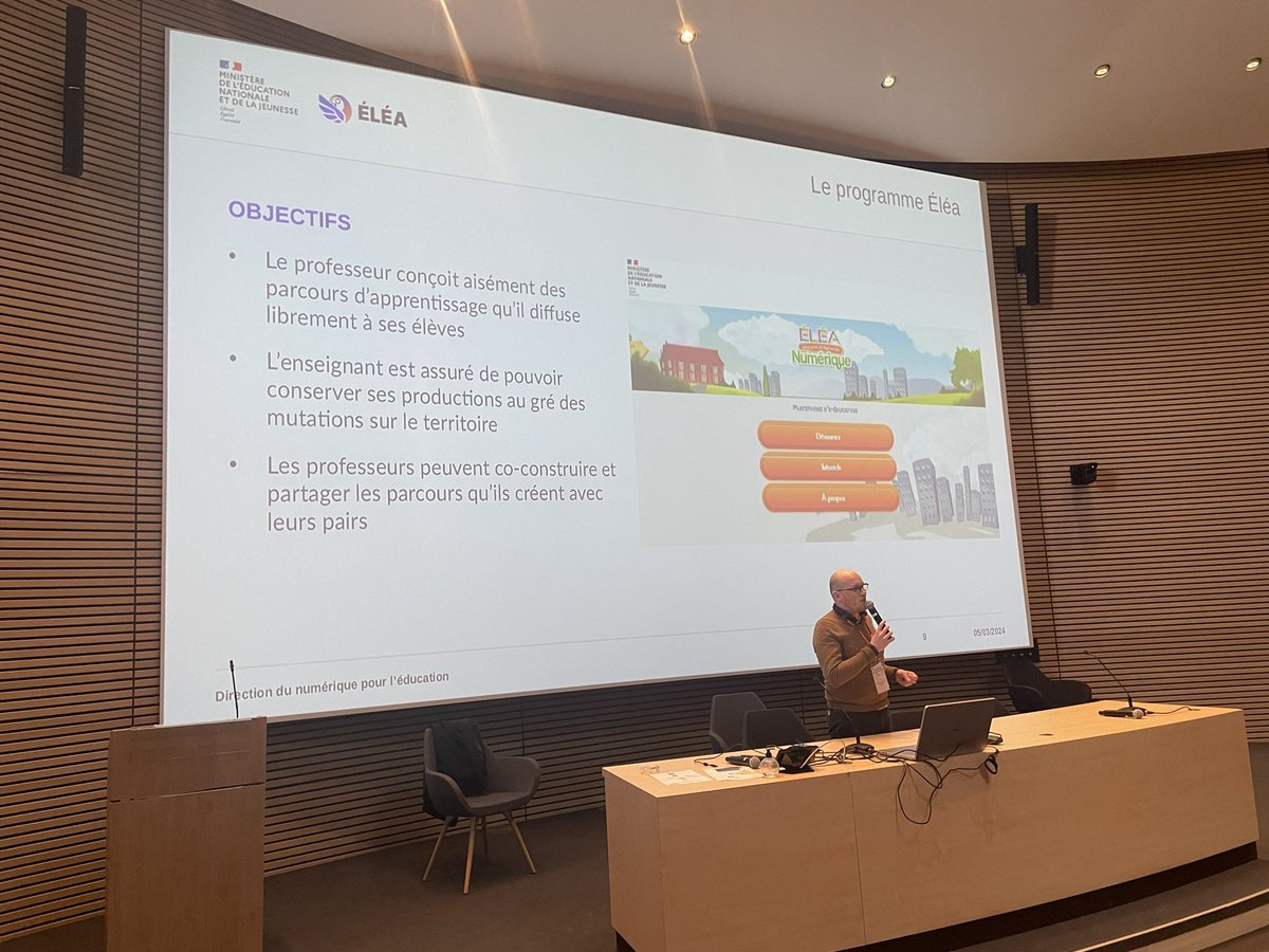 DRANE_Grenoble's tweet image. Séminaire ELEA-Moodle , c’est parti ! Merci à l’UGA qui nous accueille dans de superbes conditions
@Edu_Num @acgrenoble @remi_lefeuvre
