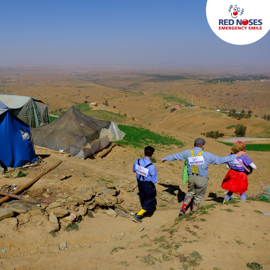rednoses_int's tweet photo. #EmergencySmile
🙏And that's a wrap! Our team on mission in Morocco are ready to head back home.
🫶A huge thank you to our valuable partners on the ground for your cooperation & support throughout this mission: @AtlasHigh and @ade_ngo_morocco.
#REDNOSES #InLaughterThereIsHope https://t.co/D6rxOTlmpK