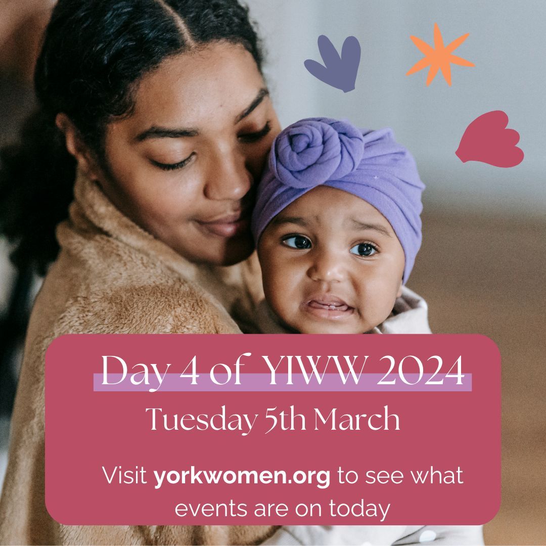 Day 4 of #YIWW2024 ✨ It's a busy day today - there are 5 events covering activism, poetry, and crafting 🧵 <a href="/YorkDRF/">York Disability Rights Forum</a> <a href="/YorkAmnesty/">York City Amnesty</a> 

Check out all the events on our website yorkwomen.org.uk. And if you attend any events, let us know how it went using the hashtag #YIWW2024!