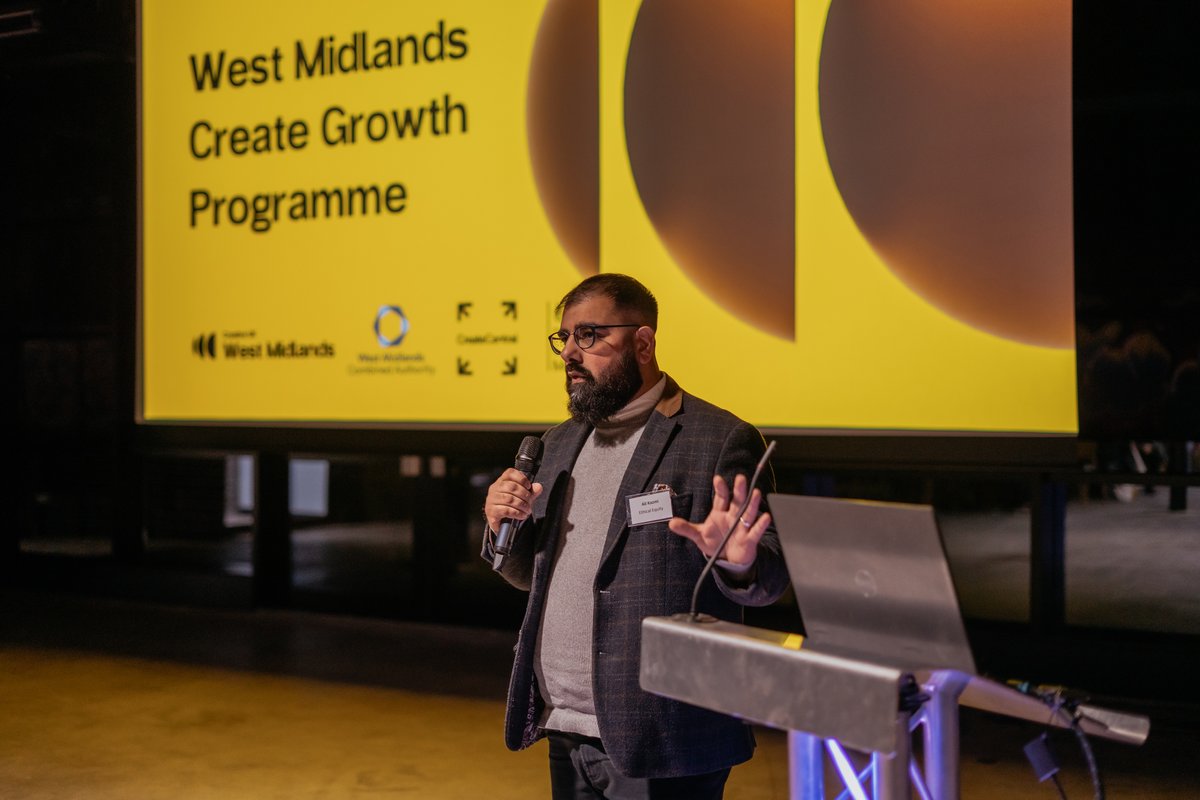 Meet Ali Kazmi founder of Ethical Equity and our Lead Investment Mentor for the #CreateGrowthProgramme in the #WestMidlands! Ali is also the Co-Founder of the AI Simulator, a valuable resource available to those who apply to Stage 1. Find out more 🔗 hubs.ly/Q02mwZ-s0