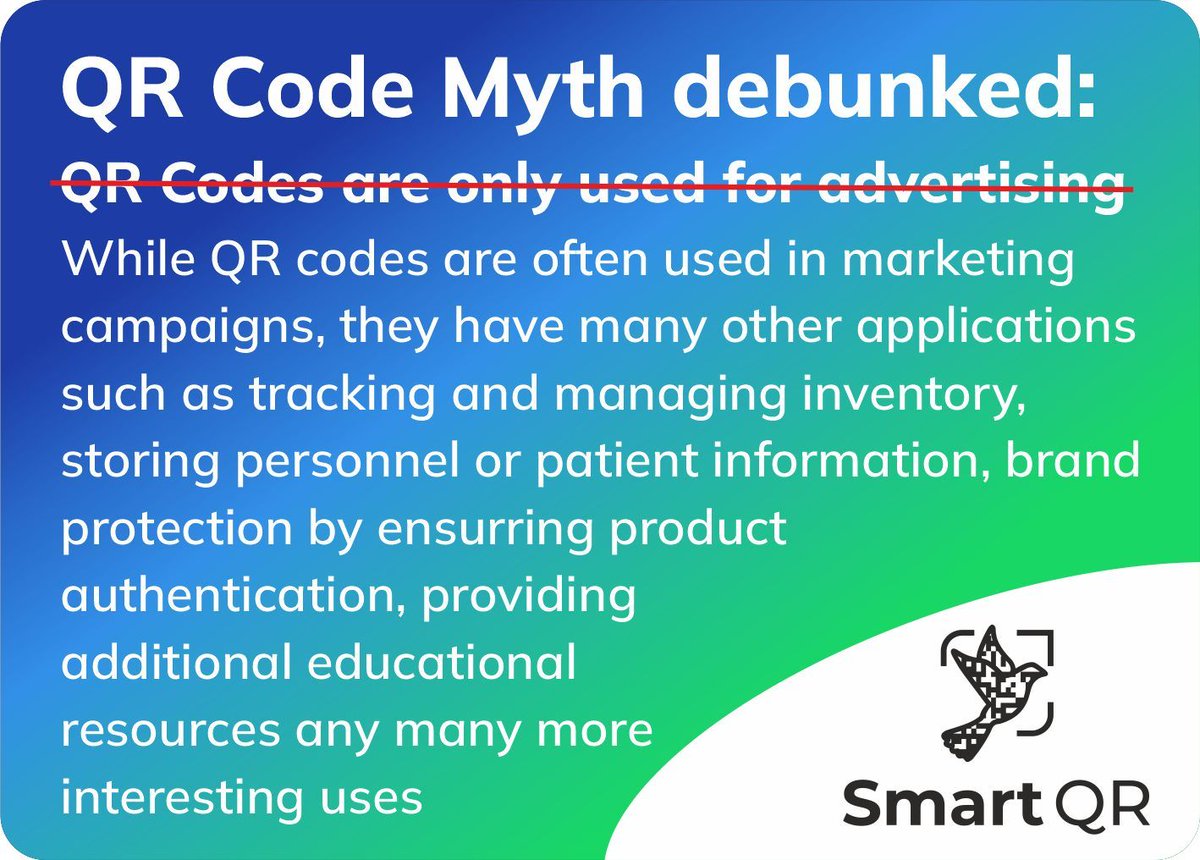 e_SmartQR's tweet photo. Can you share an innovative use of QR codes you’ve encountered?
#SmartQR #BeyondAdvertising https://t.co/CsGiItI6V3