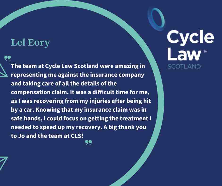 It’s so important for injured #cyclists to be able to concentrate on their own recovery whilst we focus on processing their #compensation claim. Lel was able to benefit directly from this approach. #WeRideToo