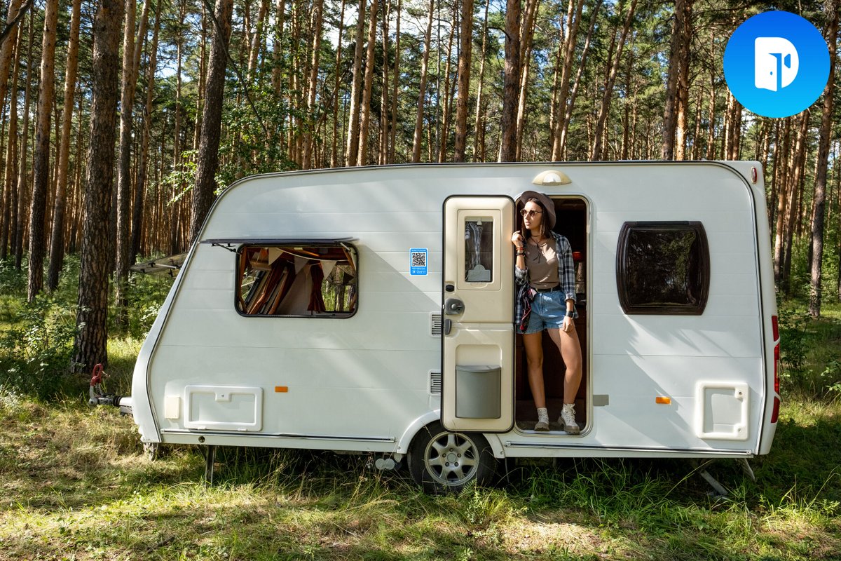 When she says can you put a video doorbell on the caravan? And you say yeah sure we can with a doorvi sticker. Now, we'll always know who's knocking, whether we're inside or out exploring. 

#CaravanLife #HomeOnWheels #DoorviSticker #SmartCaravan
#VanLife
#RVLife
#RoadTrip
#Campe