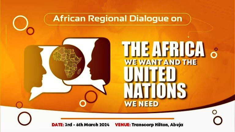 Participating in the African Dialogue for the UN Summit of the Future - the Africa We want and UN We Need, in Abuja, Nigeria, focusing on the crisis of multilateralism and need to invoke Article 109 of the UN Charter Review Conference #SummitoftheFuture @_IJR_ #C4UN