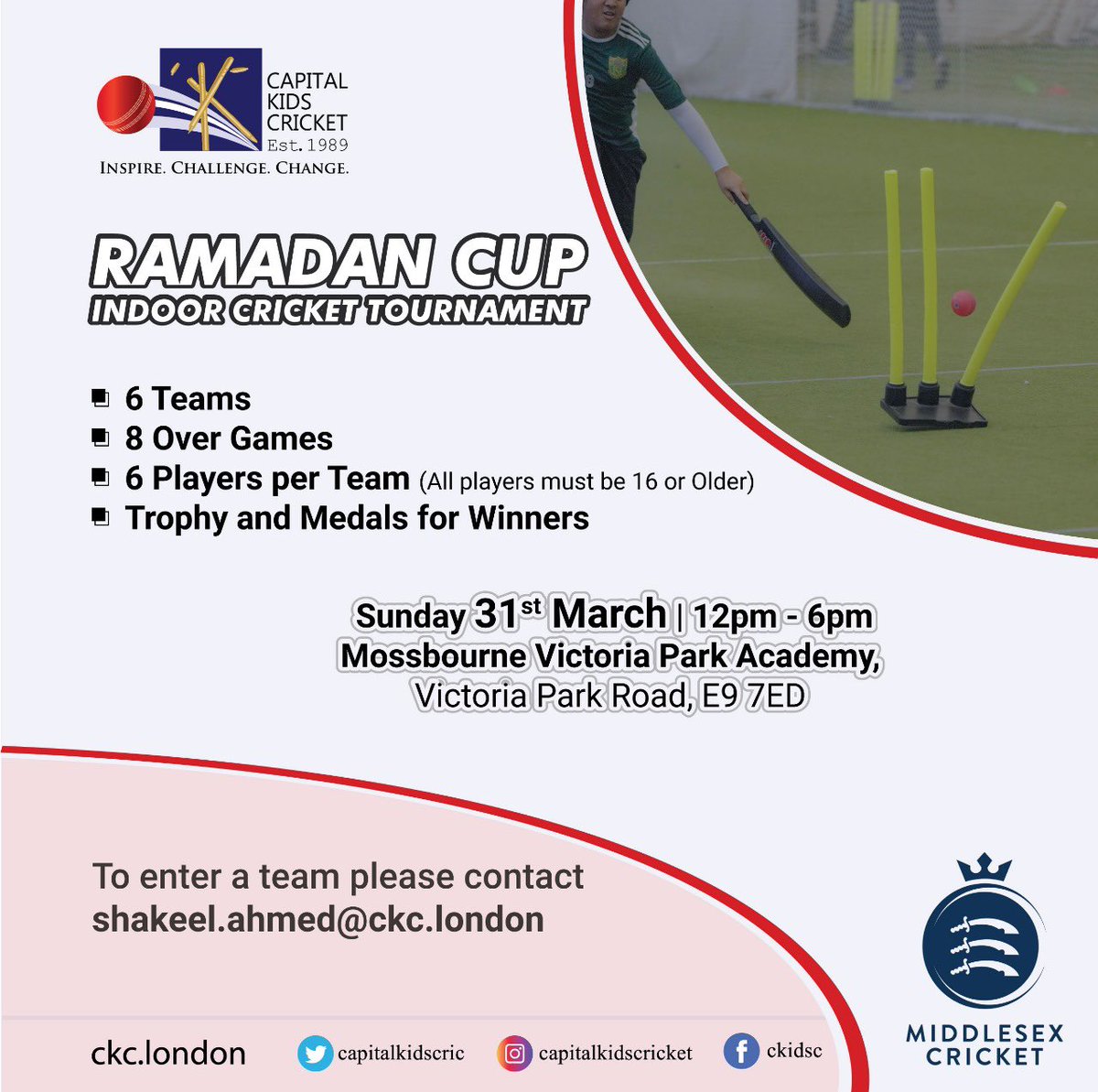 👀 We’ve got a fantastic opportunity available during Ramadan - contact us if you have any questions 🏏💯