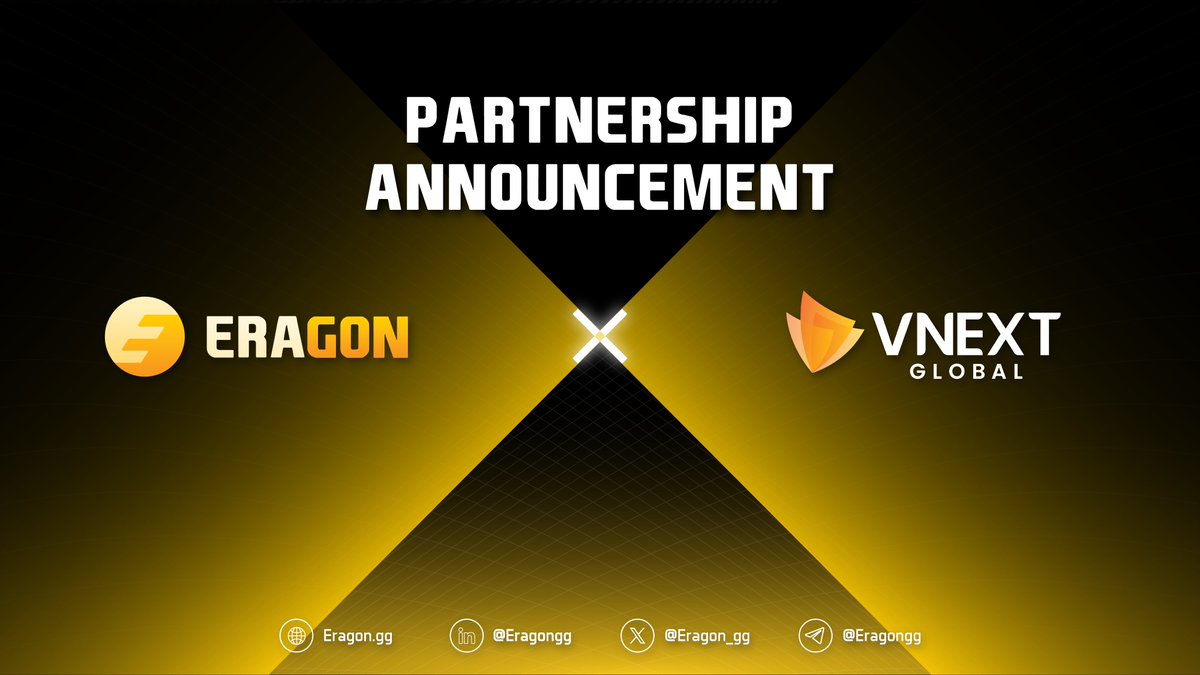 Eragon_gg's tweet image. 🔔Partnership Announcement 🔔

#ERAGON is thrilled to announce a strong and dynamic collaboration with #VNEXT, a renowned global consulting and software development company ⭐️

Both organizations are aligned in their vision to bring modern and advanced #web3 games to a wide user…