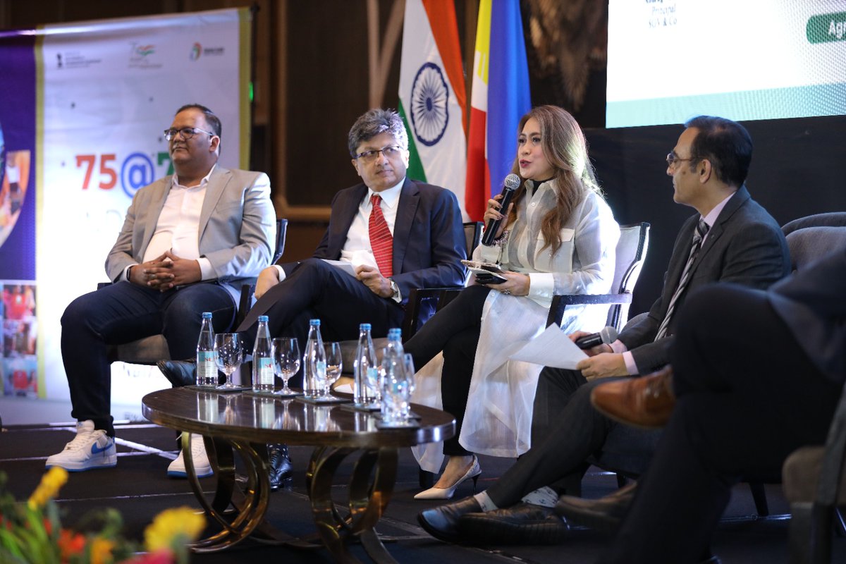 Inspire panel of the 1st IPTS 2024 concludes. Presented innovative developments in #India in #agtech, #healthtech & #fintech and identify opportunities for collaboration with #Philippines.