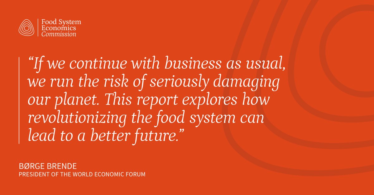 The Food System Economics Commission (@fsecommission) on Twitter photo 🌍 Doing nothing achieves nothing. Policymakers should therefore take inspiration from the new FSEC Global Policy Report according to <a href="/borgebrende/">Børge Brende</a> and <a href="/wef/">World Economic Forum</a> 👉
foodsystemeconomics.org <a href="/PIK_Climate/">Potsdam Institute for Climate Impact Research PIK</a> <a href="/FOLUCoalition/">Food and Land Use Coalition</a> @IKEAFoundation <a href="/RockefellerFdn/">The Rockefeller Foundation</a> <a href="/wellcometrust/">Wellcome</a> 🌍 Doing nothing achieves nothing. Policymakers should therefore take inspiration from the new FSEC Global Policy Report according to <a href="/borgebrende/">Børge Brende</a> and <a href="/wef/">World Economic Forum</a> 👉
foodsystemeconomics.org <a href="/PIK_Climate/">Potsdam Institute for Climate Impact Research PIK</a> <a href="/FOLUCoalition/">Food and Land Use Coalition</a> @IKEAFoundation <a href="/RockefellerFdn/">The Rockefeller Foundation</a> <a href="/wellcometrust/">Wellcome</a>