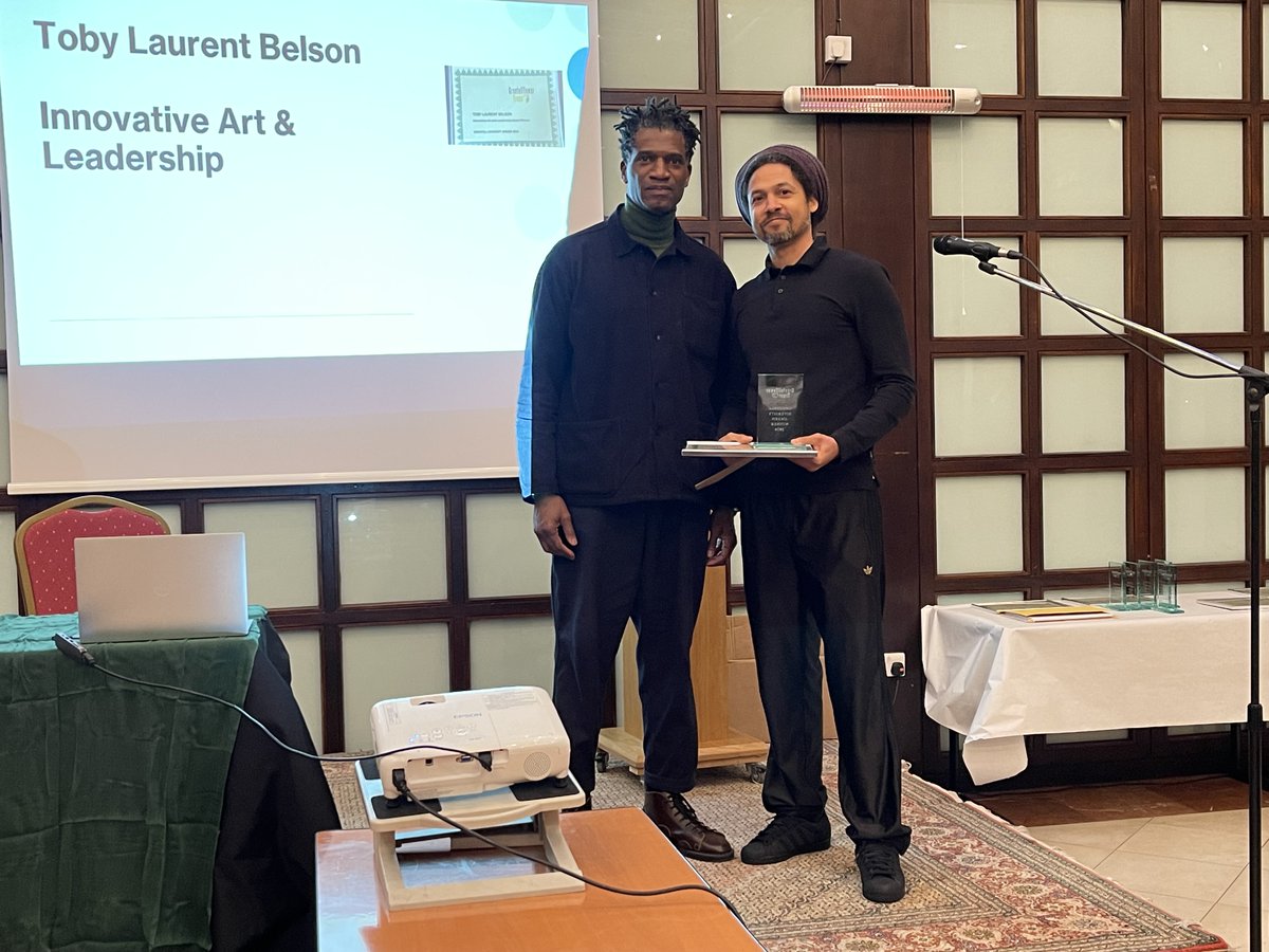 Congratulations to our Chair Toby Laurent Belson, who was awarded the 'Innovative Art & Leadership' award at the Grenfell Diversity Awards, presented by @GrenfellTTrust