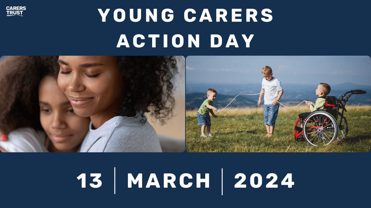 Being a #youngcarer should not be a barrier to learn, earn, dream and achieve, but for many young carers it is.

Join in #YoungCarersActionDay on the 13th March to help create a #fairfuturesforyoungcarers 🙏

Get involved: buff.ly/43424Mz