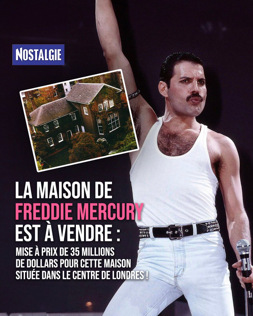 La maison Londonienne de Freddie Mercury est à vendre pour un prix de 35 millions de dollars ! 👀