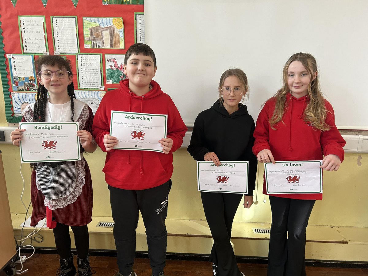 Llongyfarchiadau i’n holl enillwry yn ein Eisteddfod! Congratulations to all our Eisteddfod winners. We had a fantastic day celebrating our Eisteddfod and St David’s Day! Dydd Gwyl Dewi Hapus ! #StDavidsDay #GlyncorrwgCC #proudtobewelsh #eisteddfod