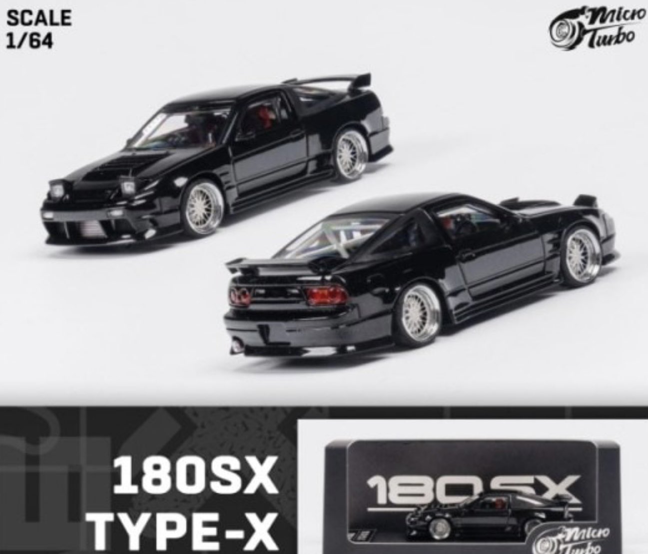 Micro Turbo 1/64 日産 180SX タイプX ブラック Amazon.co.jp: Micro Turbo 1 64 日産 180SX タイプX ブラック