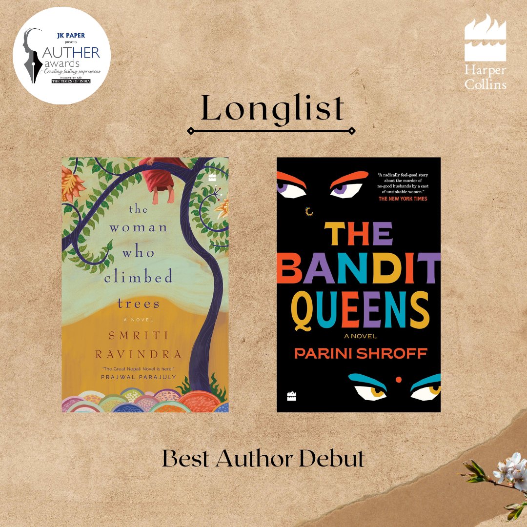 We’re delighted to share our brilliant authors longlisted for the eminent @AutherAwards across categories! @TOI_Books

For Best Author Fiction: #BrindaCharry’s #TheEastIndian and @TashanMehta’s #MadSistersOfEsi;

For Best Author Non-fiction: #AngelaSaini’s #ThePatriarchs;

For