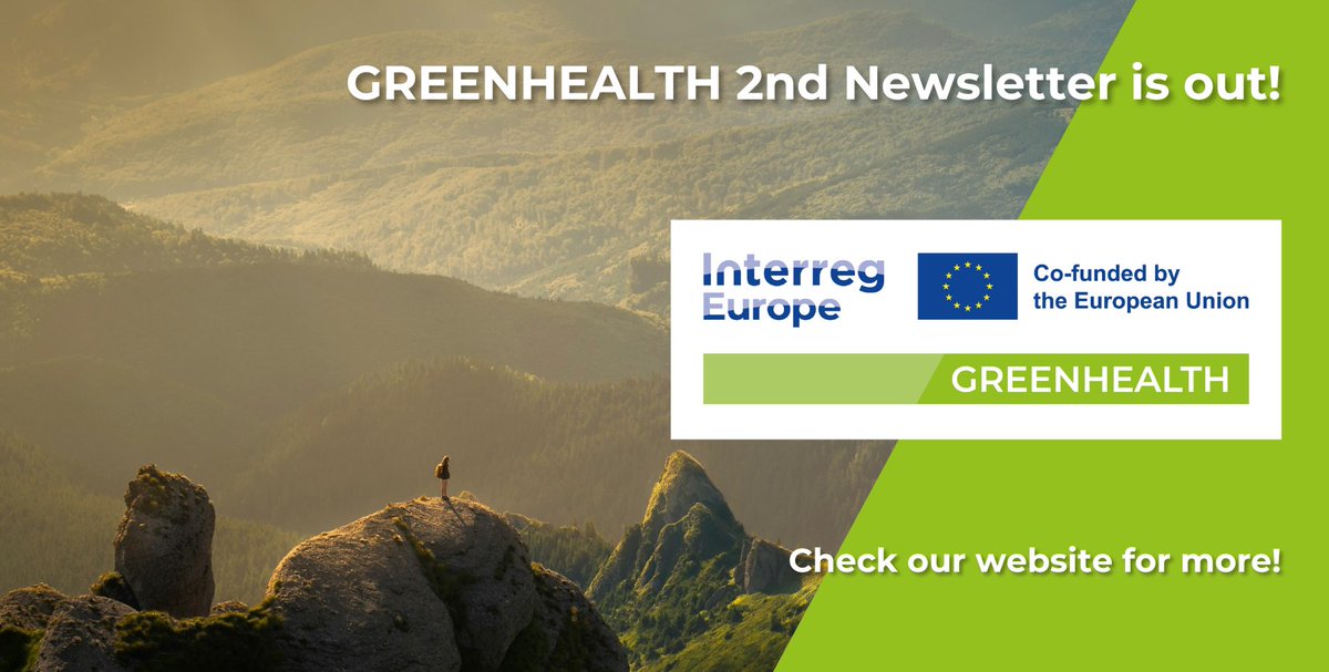 #GREENHEALTH 2nd newsletter is now available in six languages!🌱
👉In our website library you will find also the link to the first one if you have missed it out.
💡Check it out: tinyurl.com/2fw2cxz9