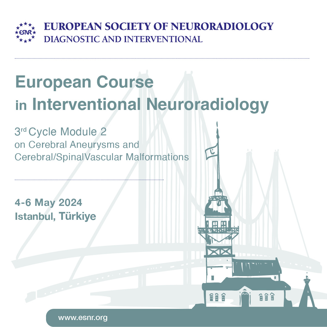 FULL PROGRAM AVAILABLE:
European Course in Interventional Neuroradiology
📅4-6 May 2024
Info and registration here:
ow.ly/ajr350QzzLx
#Neurorad #NeuroIRad #ThisIsESNR