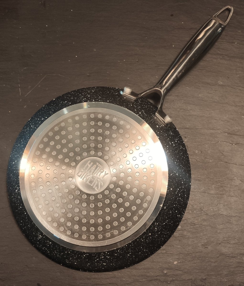 I'm wondering if this frying pan will now become a collectors item?
#RIP #DaveMyers #HairyBikers