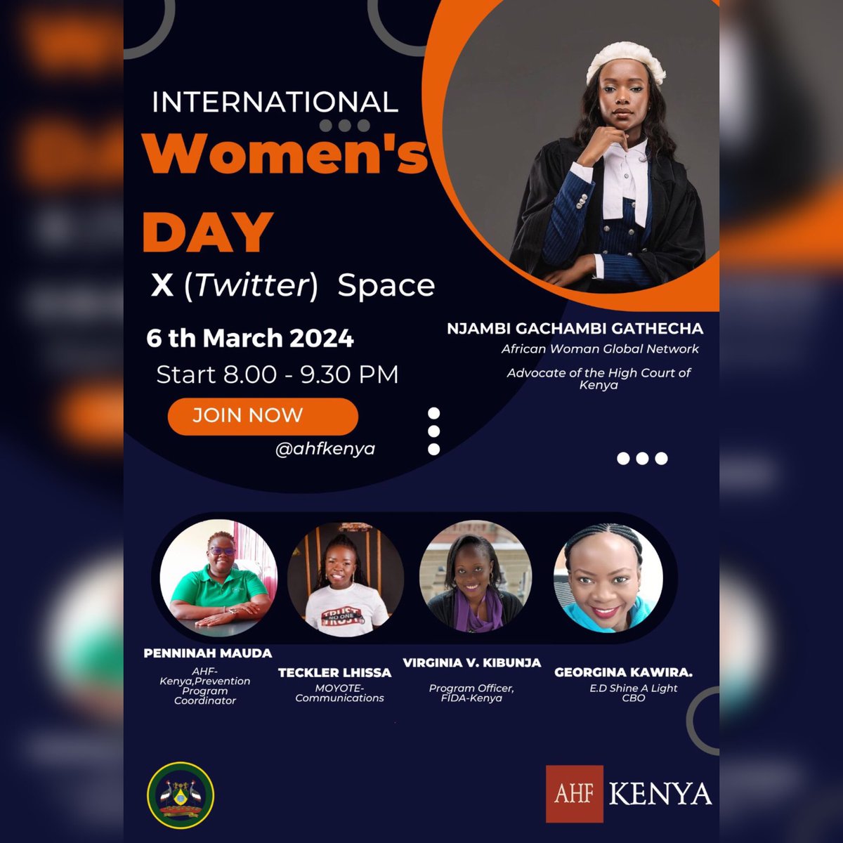 Get ready to join the conversation Tomorrow on our Twitter space, as we kickstart the momentum for #InternationalWomensDay! Let's pave the way for progress by investing in women. 💫💼 #InvestInWomenKE #IWD2024 #EmpowerHer #InvestInHer #GameChangers #WomenEmpowerment