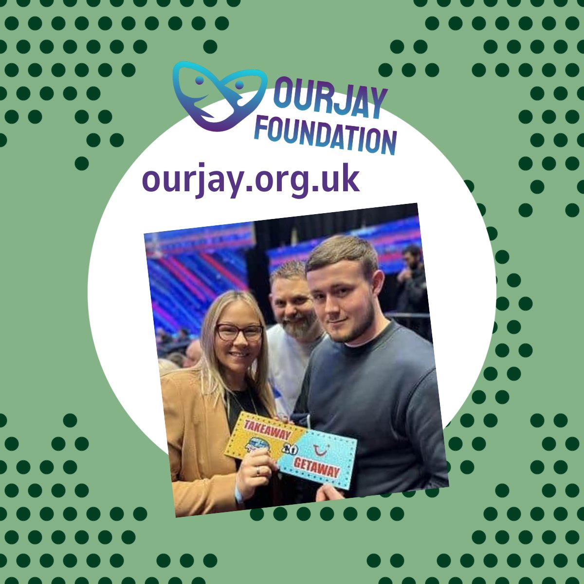 Naomi founded @OurJay25 after her son suffered a #CardiacArrest & sadly died She’s raised £200,000+ 140 #publicdefibs 35 in gym 20 portable ones She’s special & 👀@itvtakeaway think so too! 😍 #TakeawayGetaway ourjay.org.uk - read Jamie’s story, support & #SaveLives