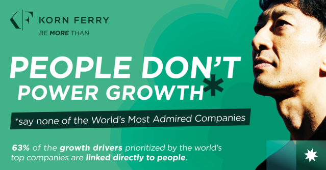 dazzabolton's tweet photo. Among the World’s Most Admired Companies, there’s one consistent theme when it comes to how they drive growth: people. Check out the latest research here. #KornFerry #BeMoreThan https://t.co/1HJI13zJVT https://t.co/mQTMIQLrOe