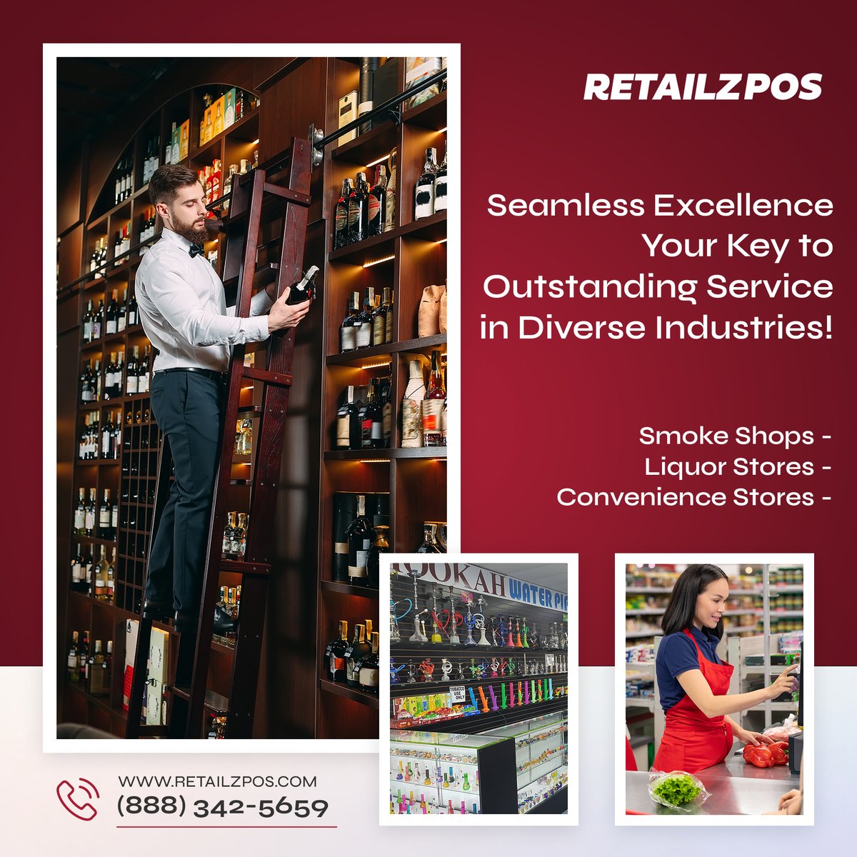 retailzpos's tweet image. Revolutionize your business with retailzPOS! 🚀 Elevate efficiency and customer satisfaction in smoke shops, liquor stores, and convenience stores. Seamless transactions, tailored solutions every sale success story deserves. 💻 #RetailzPOS #TechInRetail #BusinessTransformation
