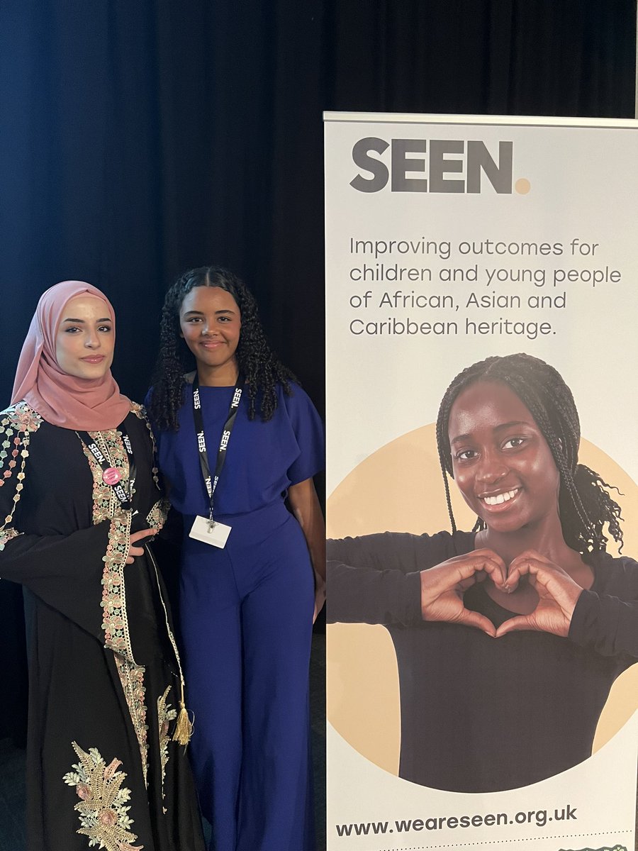 Renad &amp; Doreen are our co-hosts for today’s conference and they are SMASHING IT! 
We’re very proud of them both and can’t wait to see what the future holds for them 💚
<a href="/barnardos/">Barnardo’s</a> <a href="/we_are_seen_/">SEEN</a>