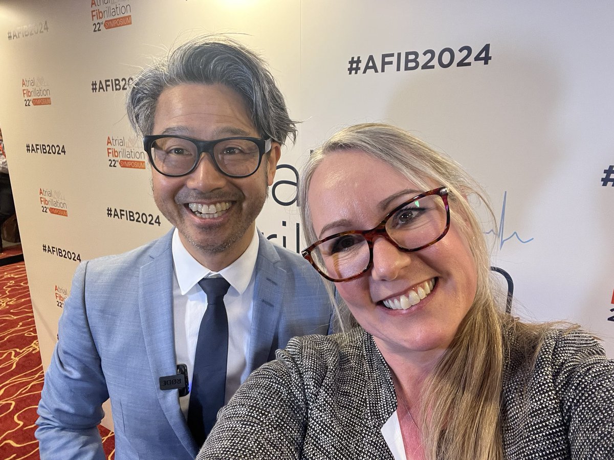 drashnisbet's tweet photo. Very excited to have this conversation with Dr Julian Chun @jongichun - watch this space for the video coming soon!
#AFibBackstage 🎤🎥
#AFib2024
#sponsoredpost https://t.co/YvObPlQYqG