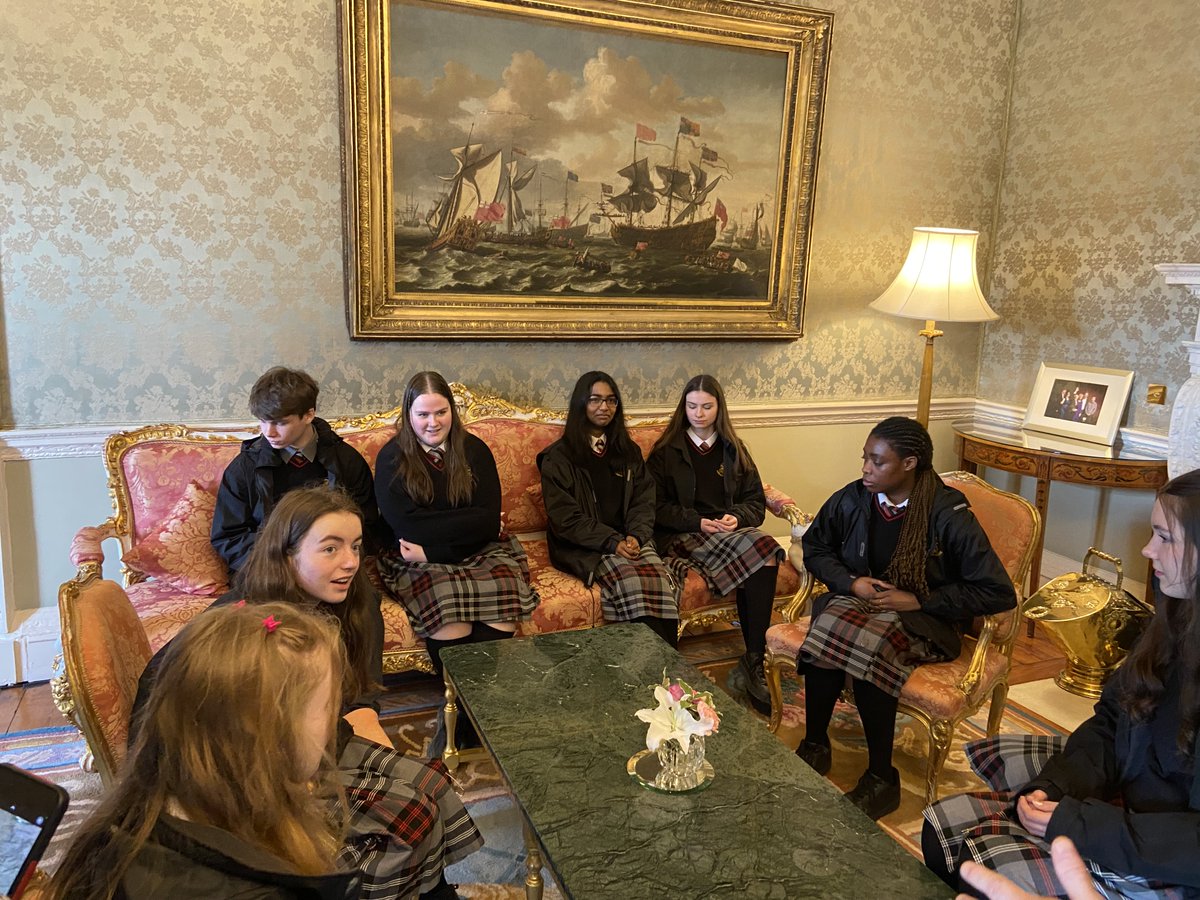 The Transition Year students along with their Year Head Ms Clarke, TY Coordinator Ms Higgins, and SNA Mary Egan, recently had the pleasure of attending a presentation in Áras an Uachatráin by President Michael D Higgins. A wonderful day was enjoyed by all! @PresidentIRL