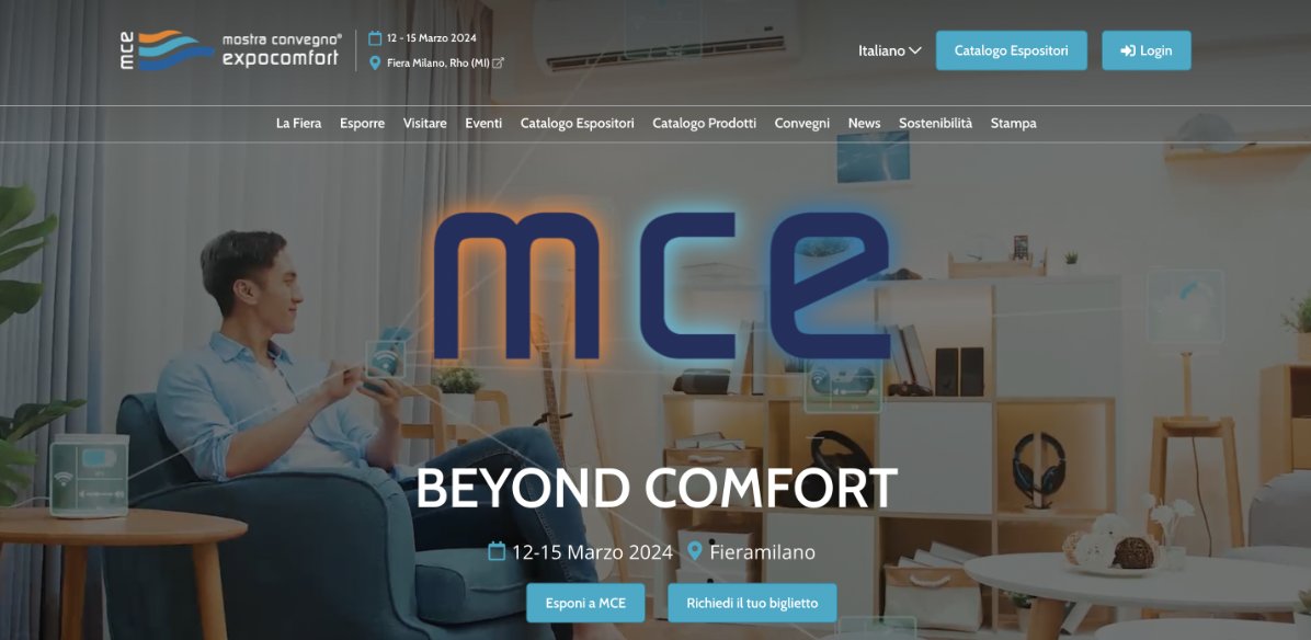 Dal 12 al 15 Marzo saremo a <a href="/mcexpocomfort/">MCE</a> Milano. Scoprite tutte le soluzioni che presenteremo (mailchi.mp/iooota/mce-mil…) e venite a trovarci per parlarne insieme. #SmartBuilding #savingenergetico #IndoorAirQuality #CER #Residenziale #Contabilizzazione #NILM #Terziario #Industria