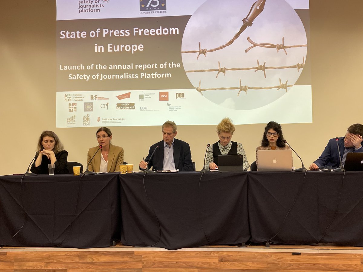 Panel discussion on journalists in exile. EU countries are not doing enough for independent Russian journalists who chose or were forced to leave after Ukraine’s invasion ⁦@WerlyCH⁩ ⁦@Molenews1⁩ ⁦@rglucks1⁩ ⁦@pierrehaski⁩ ⁦@EFJEUROPE⁩