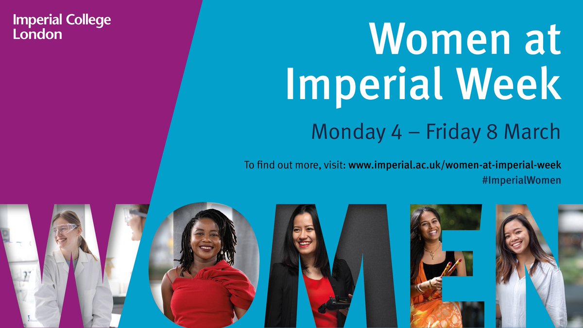 We love celebrating our #ImperialWomen 💙

It's the start of Women at Imperial Week and we’ll be sharing resources to support the women who make Imperial what it is.

Let’s start by talking about reproductive health 👇