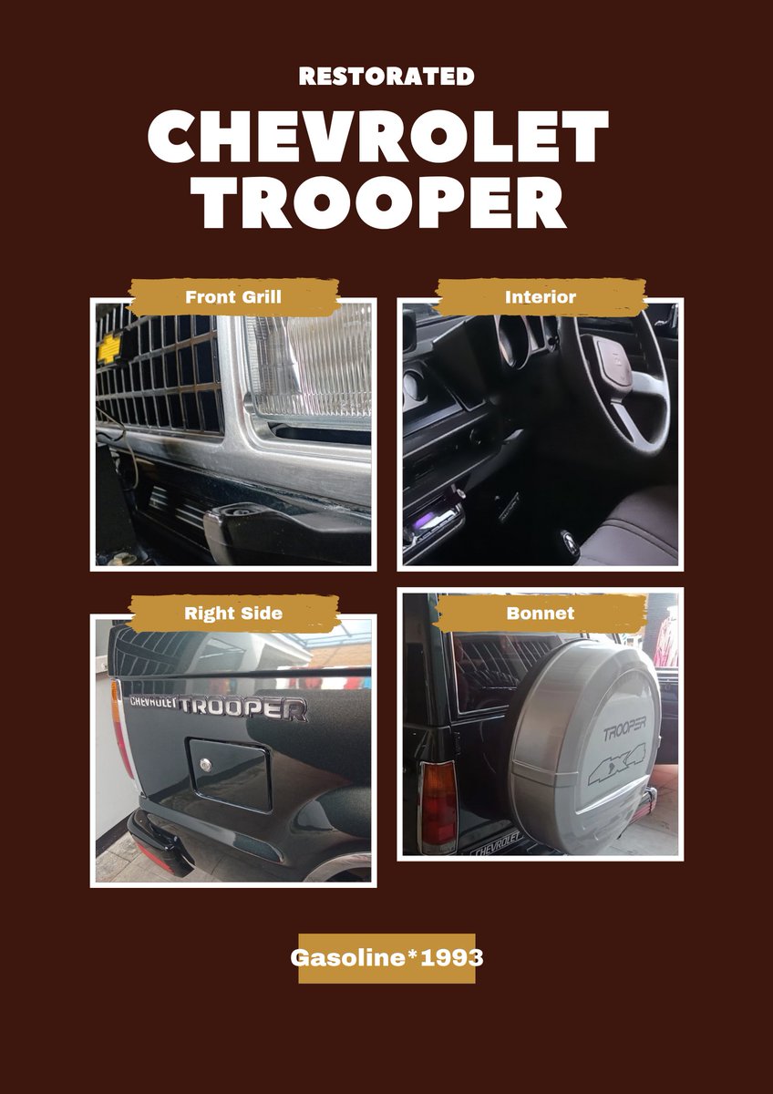 henkrh's tweet photo. Trooper 1993 Gasoline for sale!
+62811391000 https://t.co/i30crh27mF
