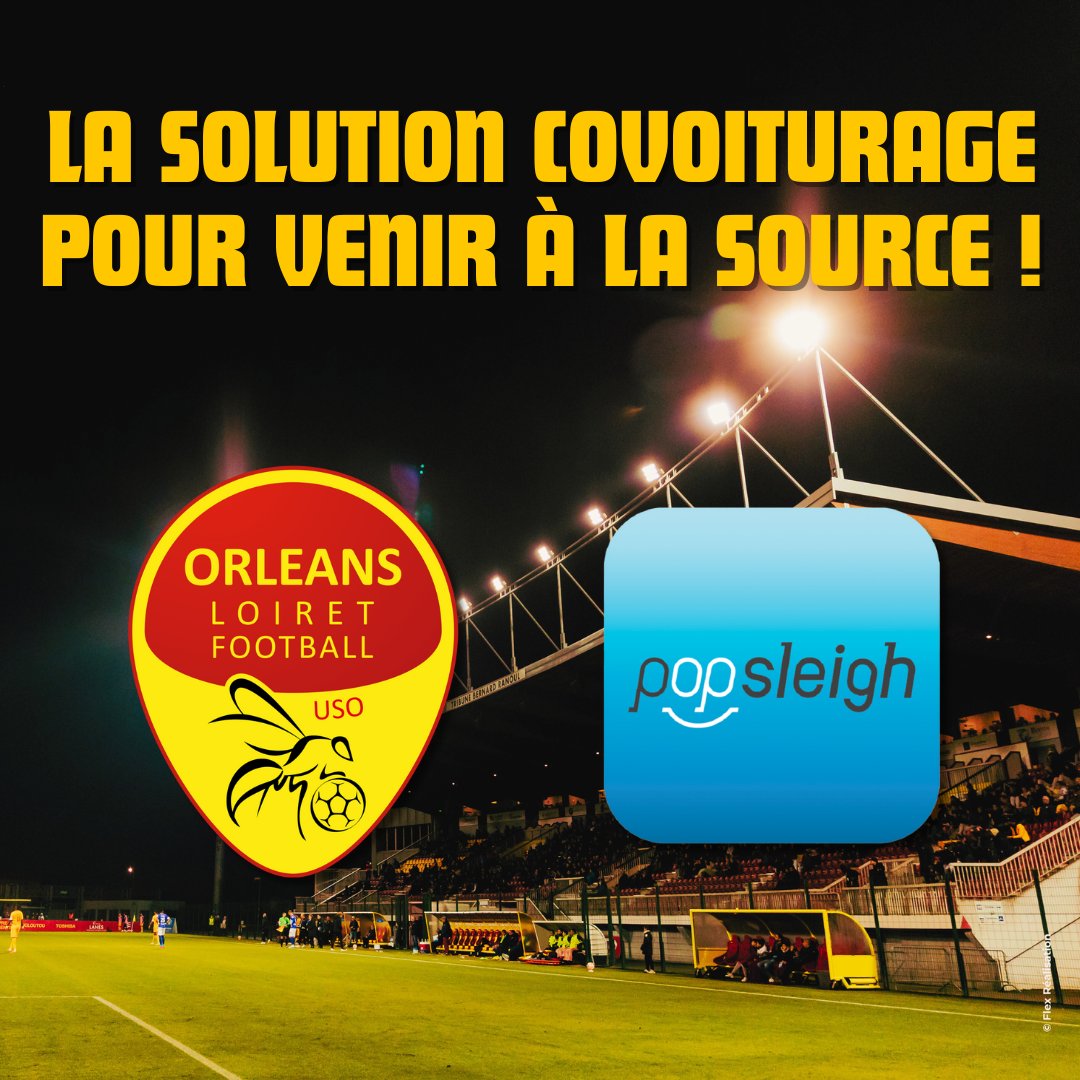 𝐏𝐄𝐍𝐒𝐄𝐙 𝐂𝐎𝐕𝐎𝐈𝐓𝐔𝐑𝐀𝐆𝐄 🚗🐝

L'USO démarre son partenariat avec <a href="/JulienPopsleigh/">Popsleigh Covoiturage et challenges vélo</a> pour favoriser le covoiturage les soirs de match ! 🏟

Partagez votre voiture &amp; commencez de nouvelles habitudes ! 😉

ℹ️ Toutes les infos ici 👉 urlz.fr/pM28

#TeamUSO 💛❤️