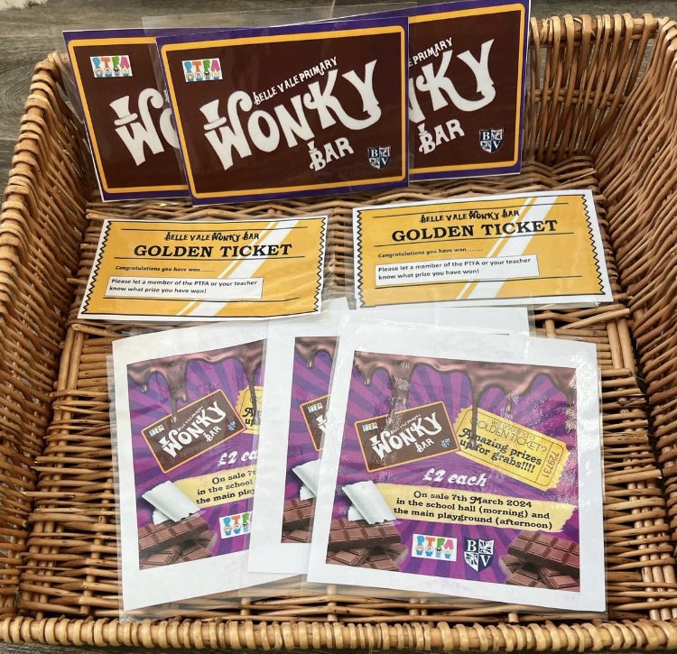 Don’t forget to bring your £2 on Thursday!!! Be in the running to win a golden ticket. Amazing prizes including a campfire 🔥 with Miss Nelson and afternoon tea with our very own Mrs Lancaster #WorldBookDay2024